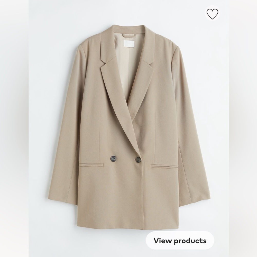 Double breasted blazer